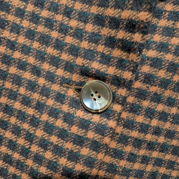 Louche London Dryden Cottage Check Faux Fur Wool Blend A-Line Coat Size US 8 NWT - Picture 4 of 9